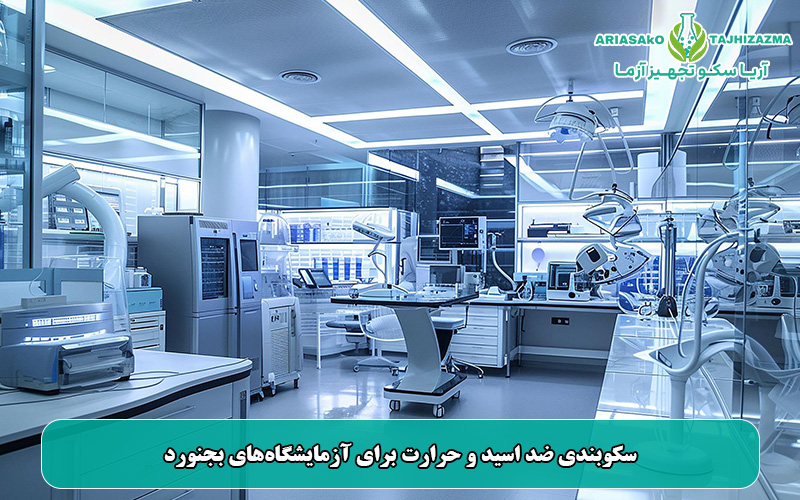 سکوبندی ضد اسید و حرارت برای آزمایشگاههای بجنورد
